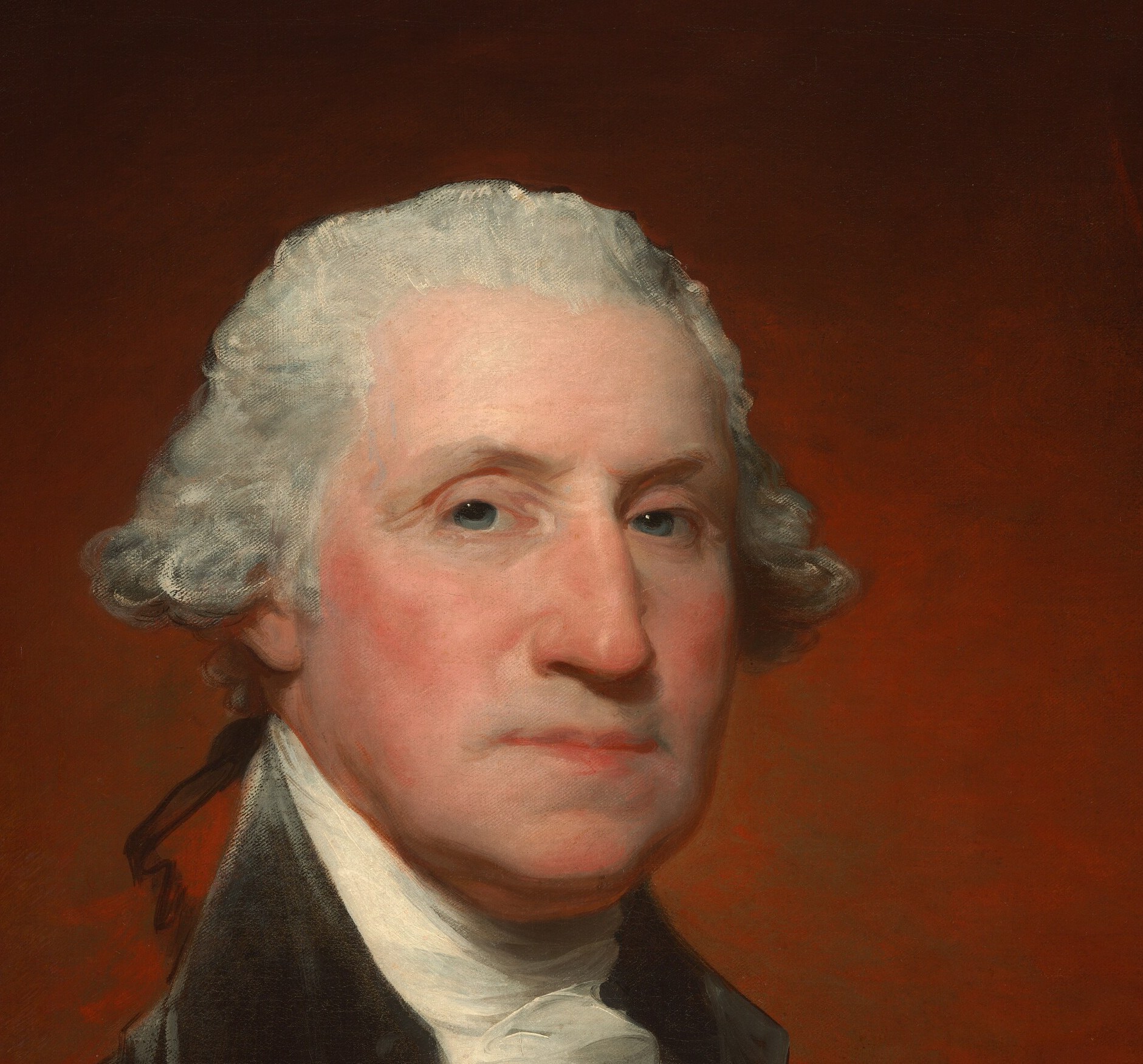 He sat for this portrait in 1795. He was 63.