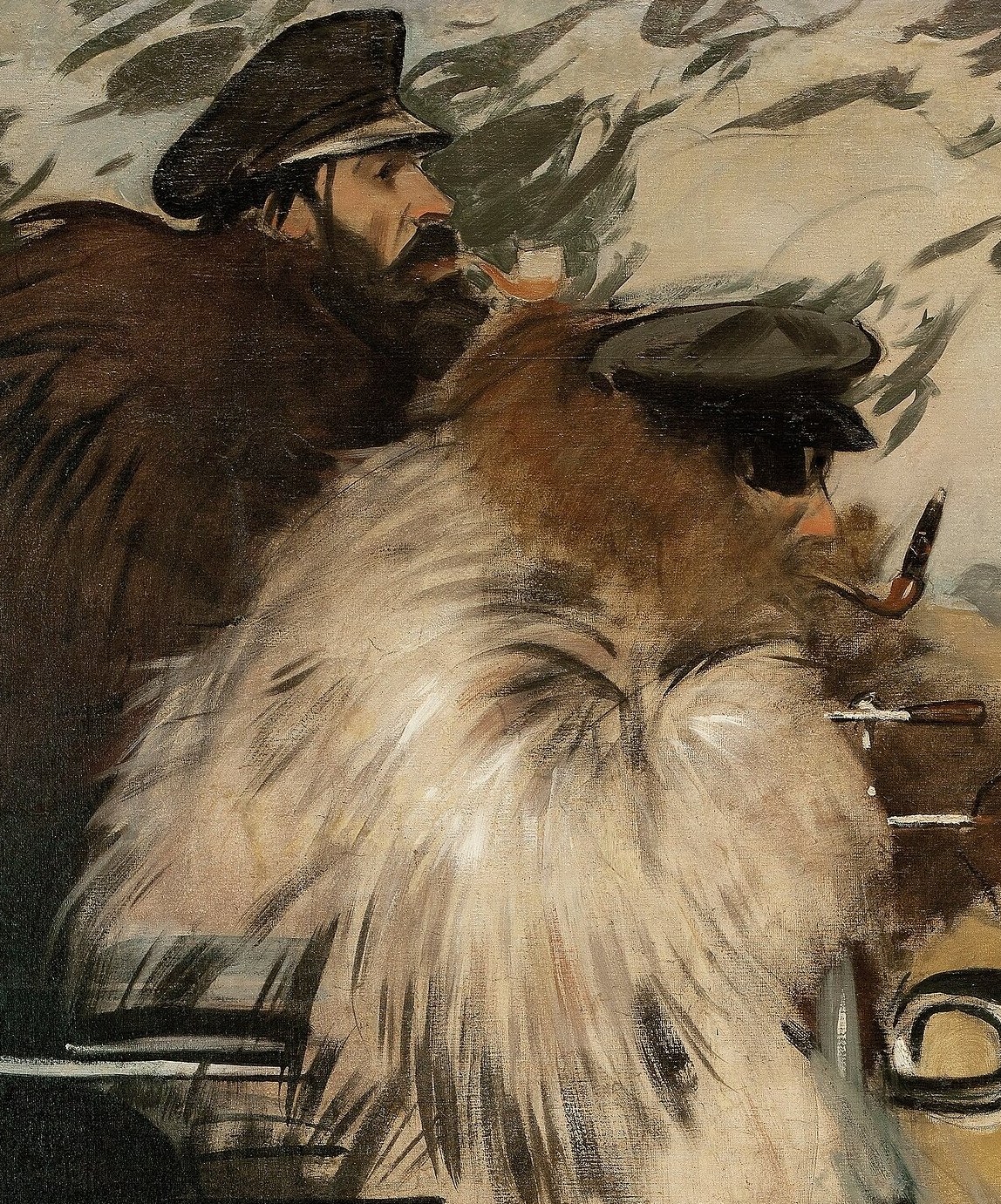 This is Ramon Casas, the artist, and his friend Pere Romeu.