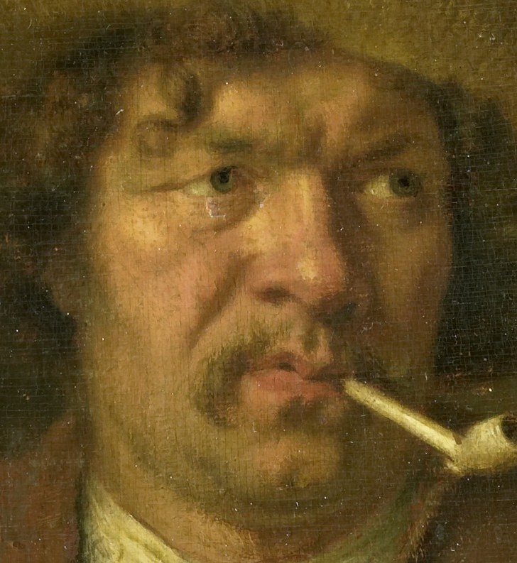 Perhaps this is a self-portrait, reflecting his own quiet nature.