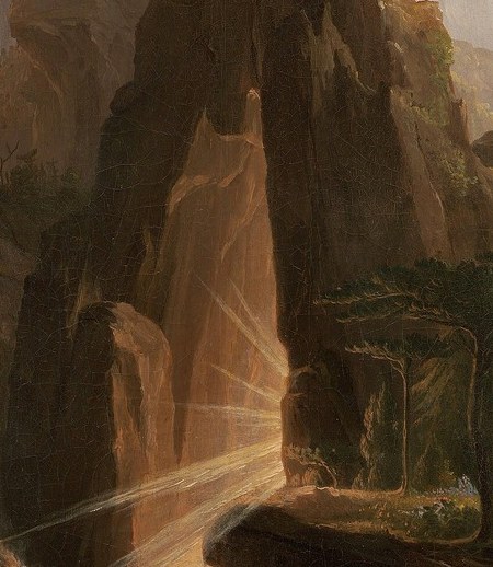 He was known for dramatic, allegorical landscapes.