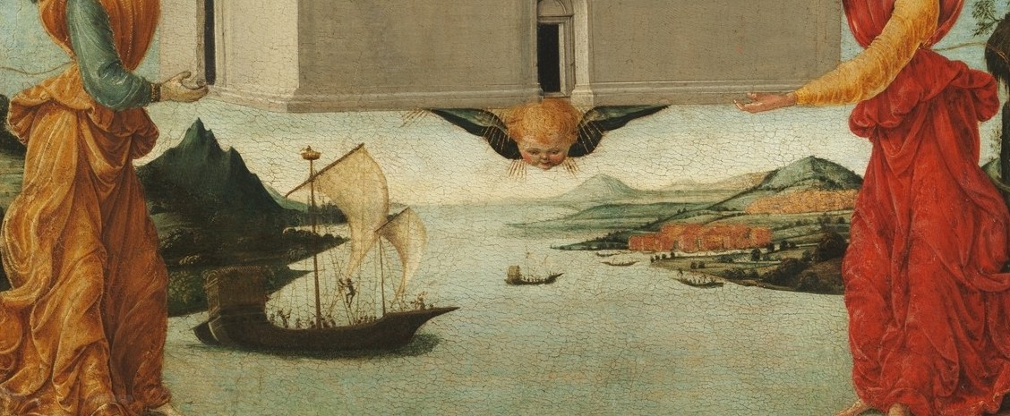 Now look at the very bottom of the painting.