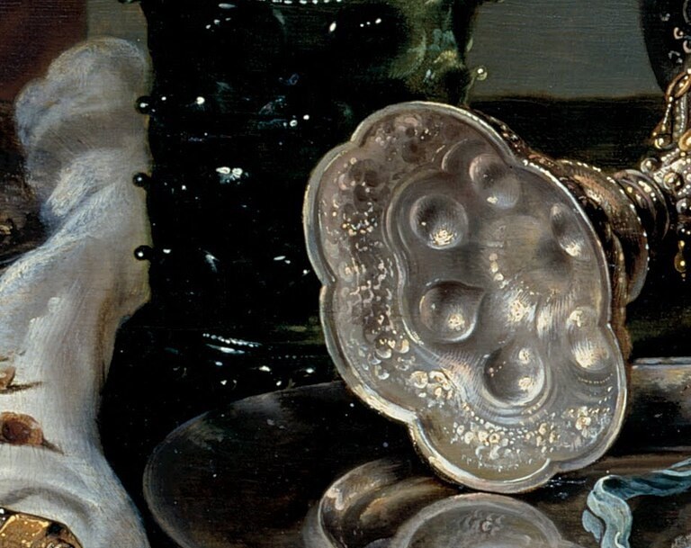This silver goblet was often a wedding gift, worth a fortune.