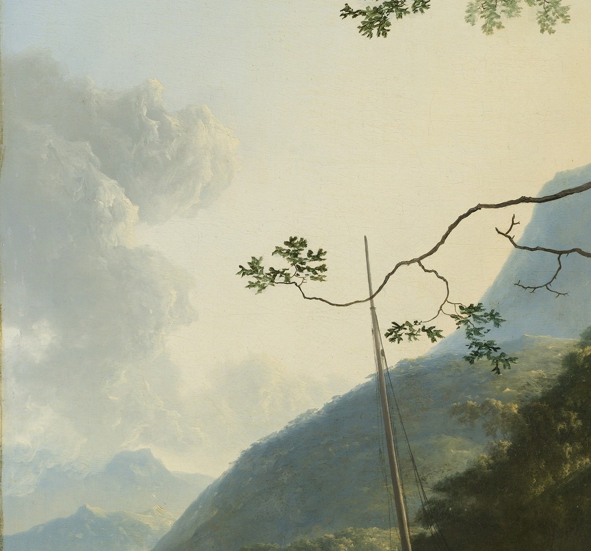Pynacker often painted warm, sun-drenched Italian landscapes.