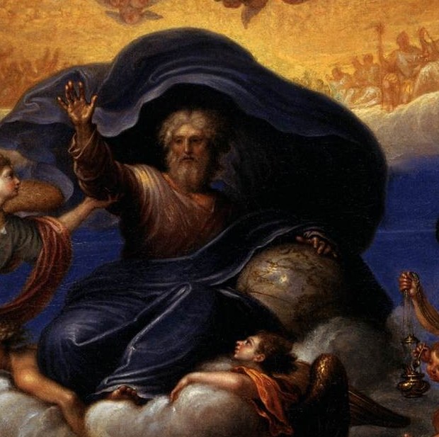 Every element here points to divine power and heavenly glory.