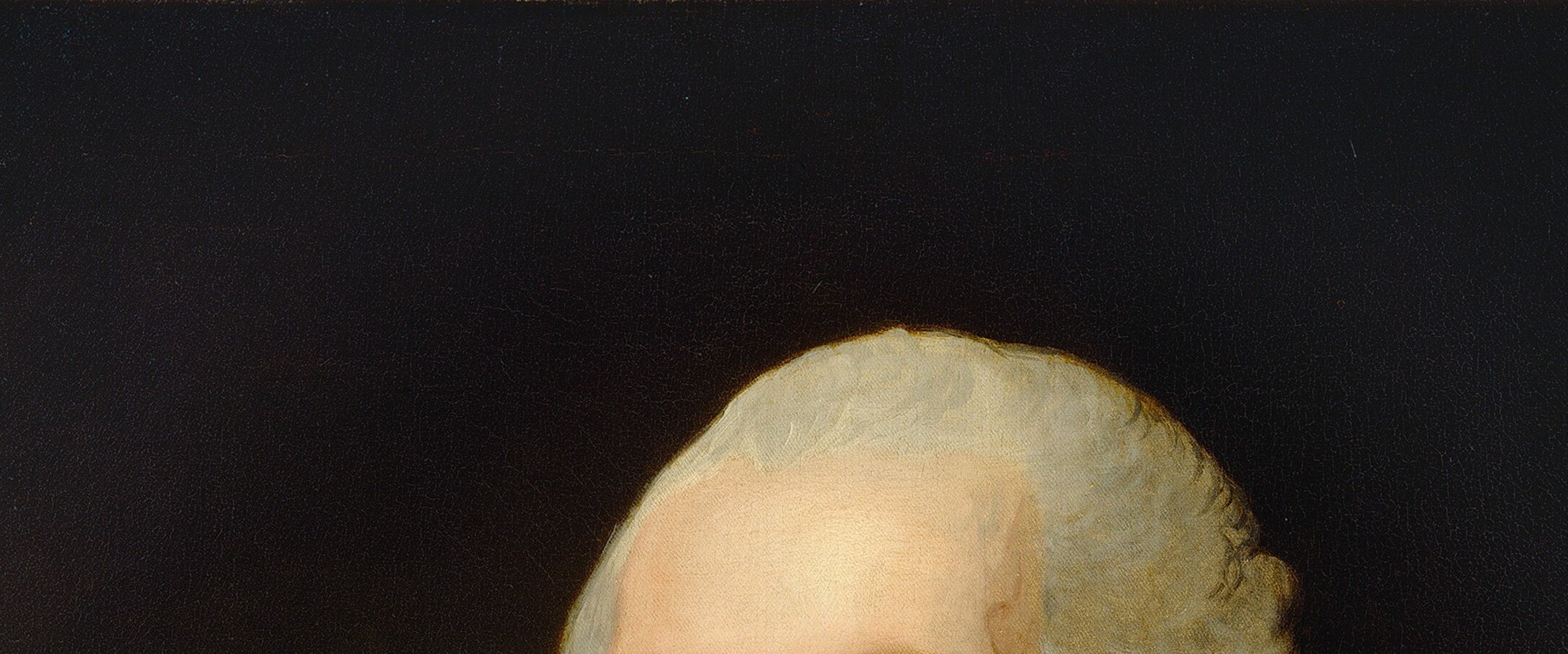 The powdered wig. Aristocratic, but fading fast.