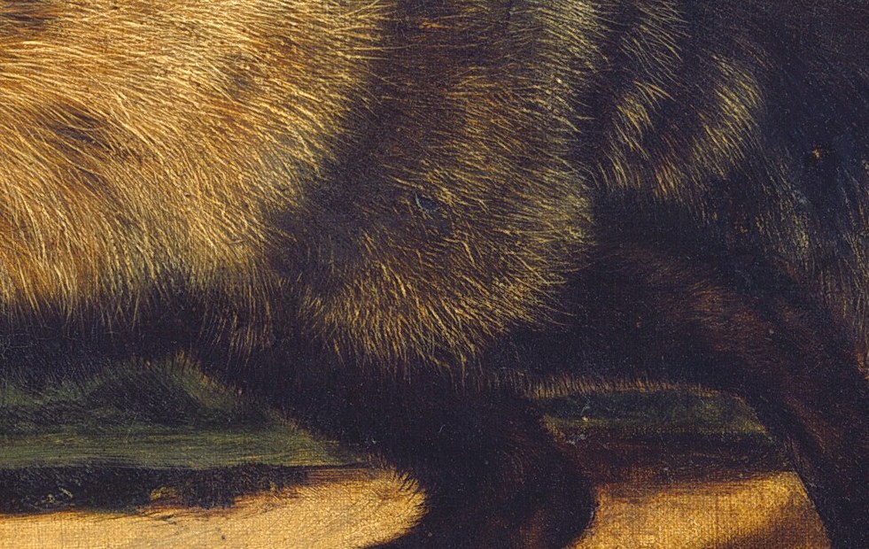 His work emphasizes the animal's natural instinct and environment.