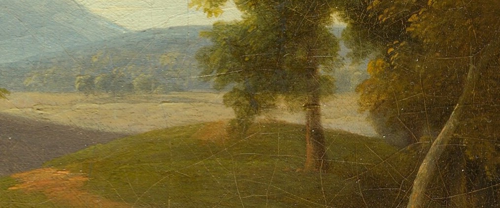 He was inspired by the Italian countryside.