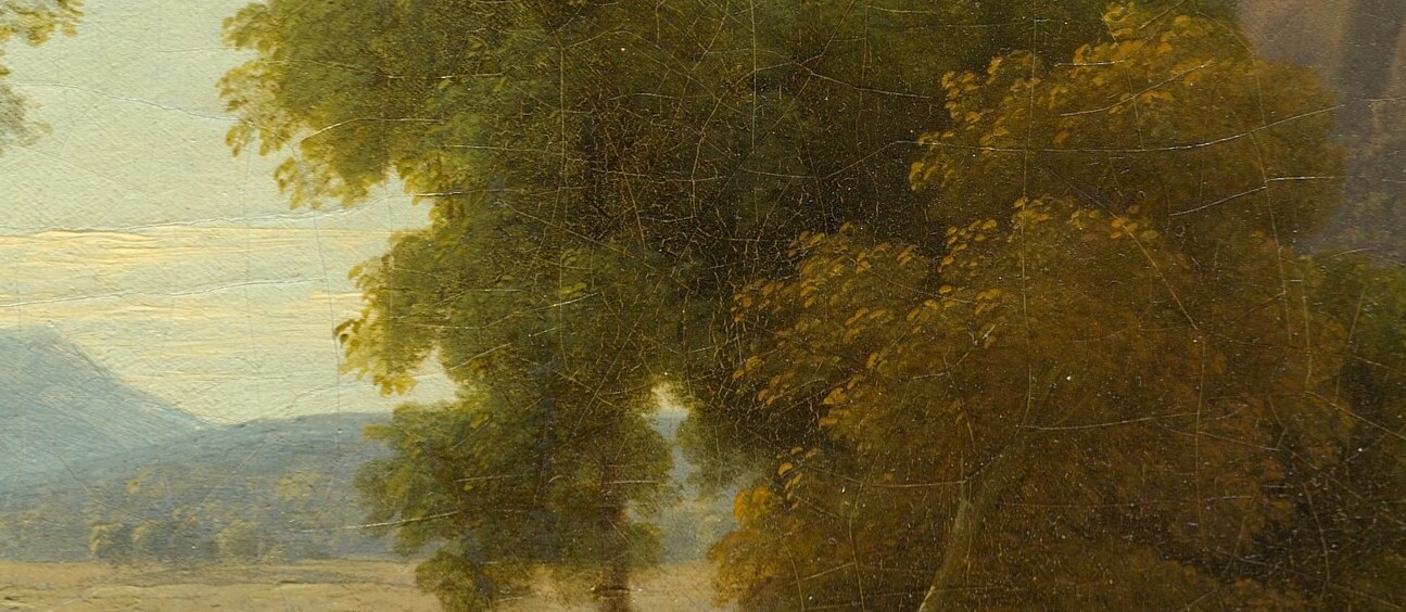 Look at the meticulous detail in the foliage.
