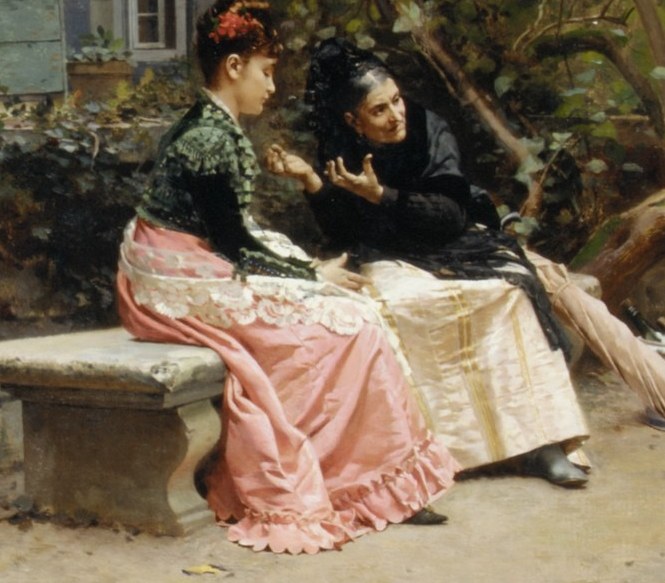 What are the women really looking at?