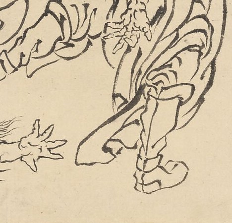 The lines are bold, giving a sense of immediacy and power.