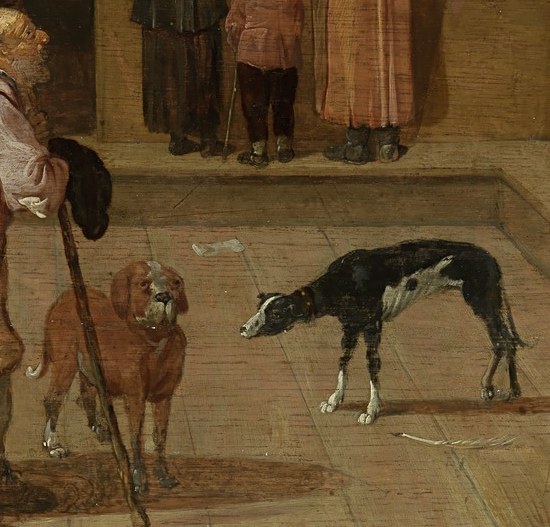 And their hound.