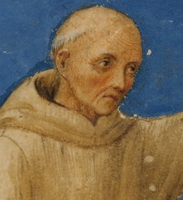 But he also painted, like in this portrait of Saint Bernardino.