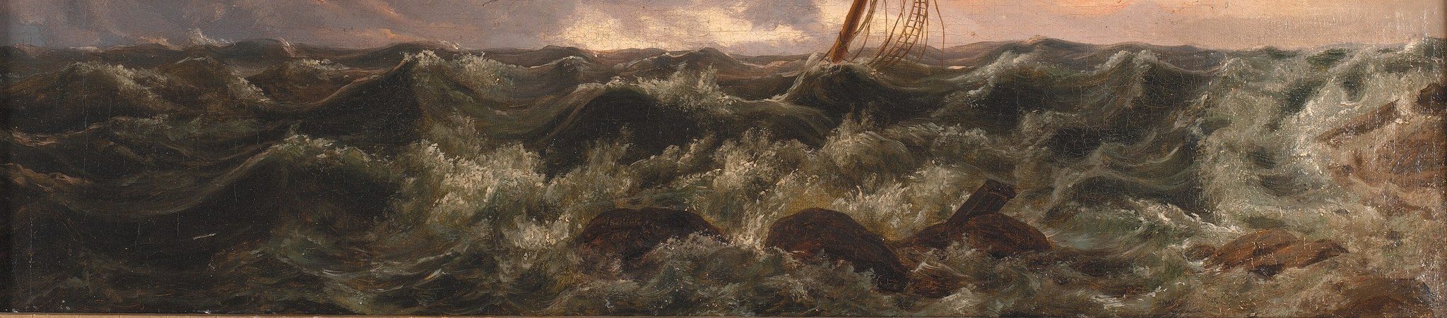 He captures nature's overwhelming power, and humanity's vulnerability.