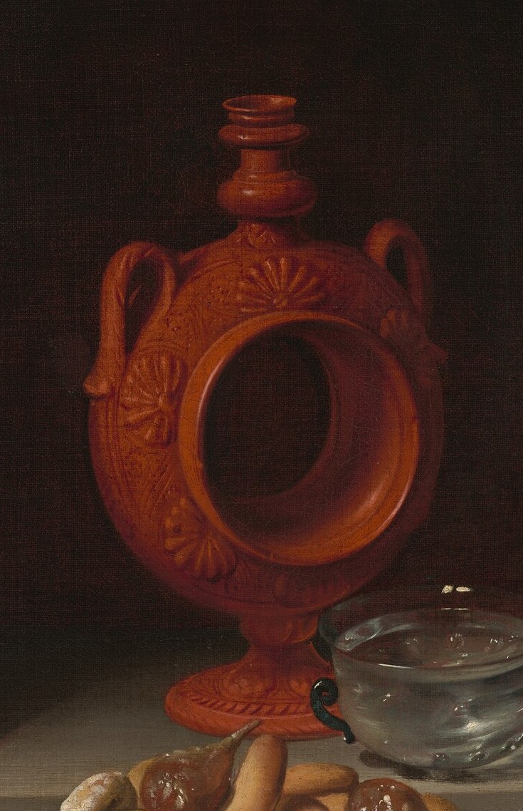 Its vibrant color and intricate design draw the eye, serving as a focal point and showcasing craftsmanship.