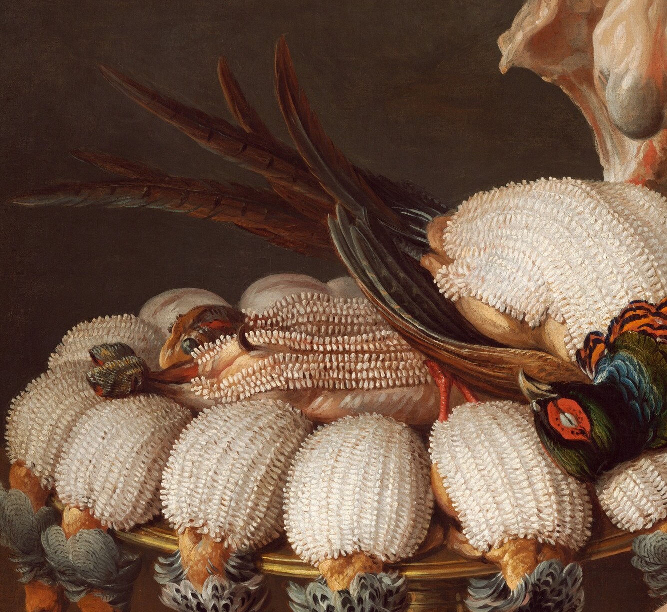 1734. Desportes was the king's painter of dogs and game.