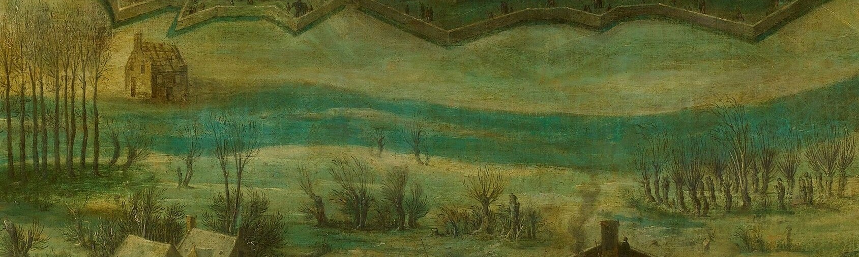 It shows the 1621 siege of Gulik, fought in winter.