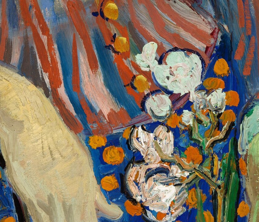 And the oleander she holds in her lap? It is lethally toxic. He painted it often.