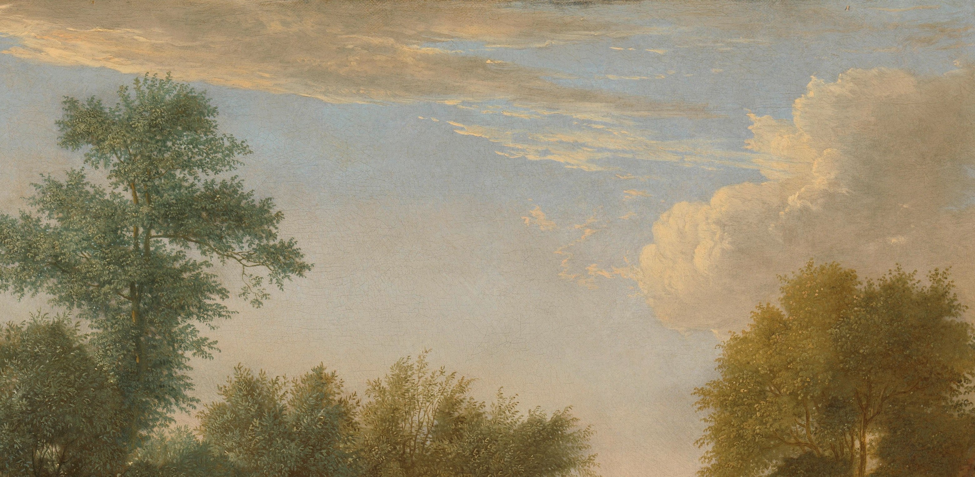 The light effect that unified the composition; later critics compared it to Corot , Potter achieved a diffuse warmth unusual for mid-17th-century Dutch animal painting.