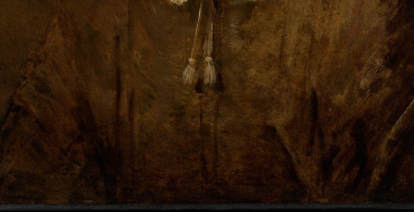 Beneath this modest brown jacket, he wore full armor.