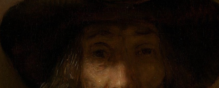 Someone wanted this face hidden, even in paint.