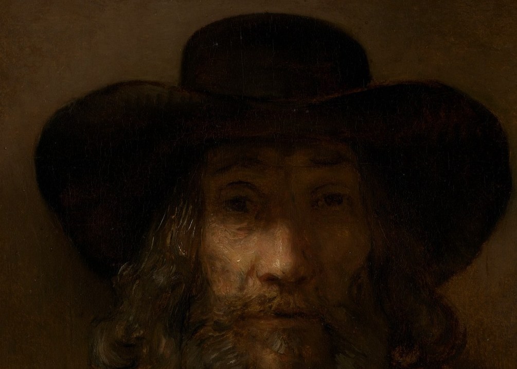 Rembrandt painted him in 1665. The sitter's name was recorded.