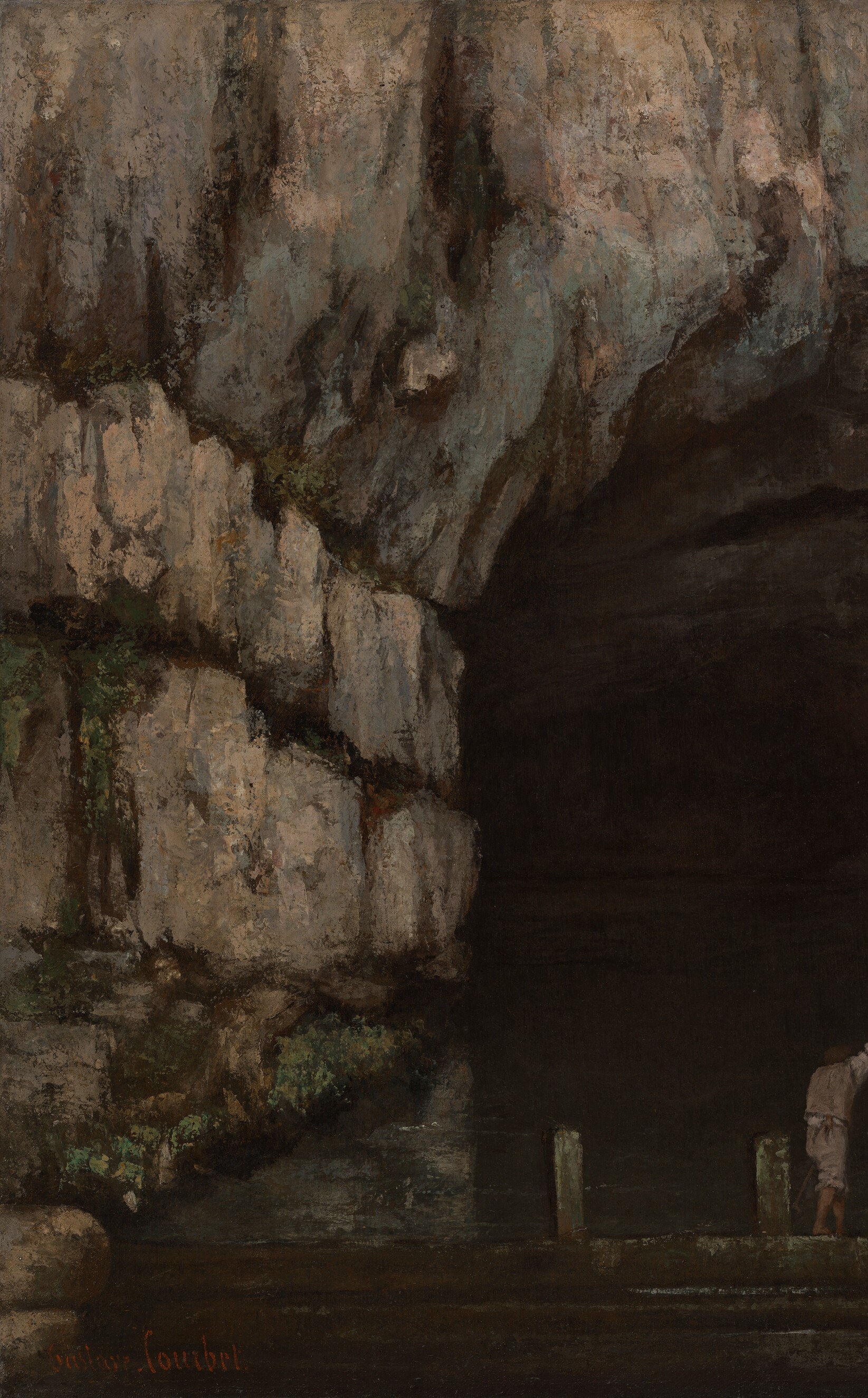 Shows the raw, unyielding power of nature, a hallmark of Courbet's realism.