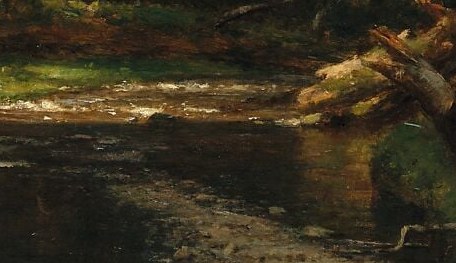 But then you notice: the water doesn't just gleam.
