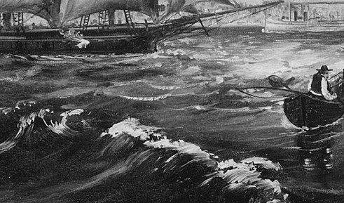 This painter watched a massive harbor wake up to the modern age.