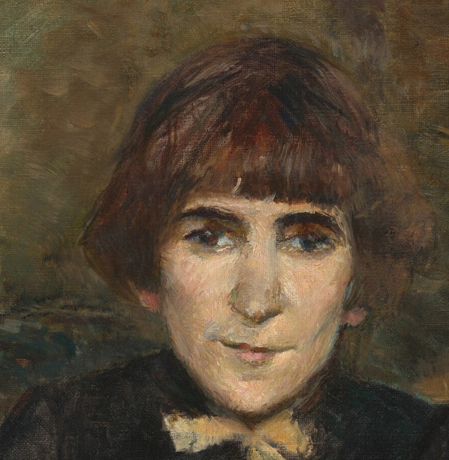 This is Jeanne Wenz, in a cafe, in 1888.
