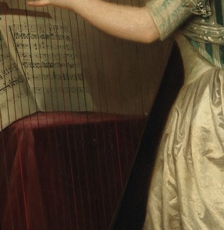 The literal proof of musicianship , where painter and performer identity merge in a single gesture