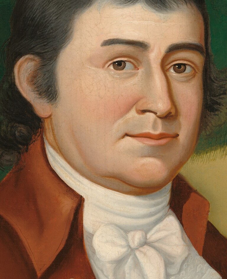 He was painted by his cousin, Charles Peale Polk.