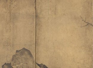 The painter used fine cross-hatching to build the fur.