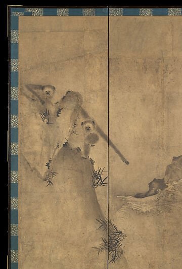 Ma , deliberate Japanese emptiness , is as much a subject as the gibbon; it creates silence and forces the eye to make the journey across the screen