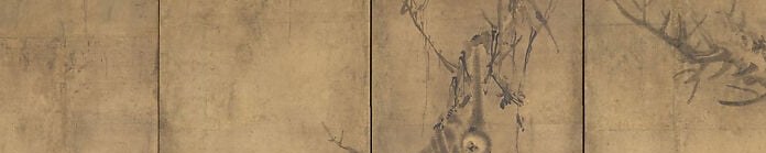 One sustained diagonal stroke organizes the entire screen.
