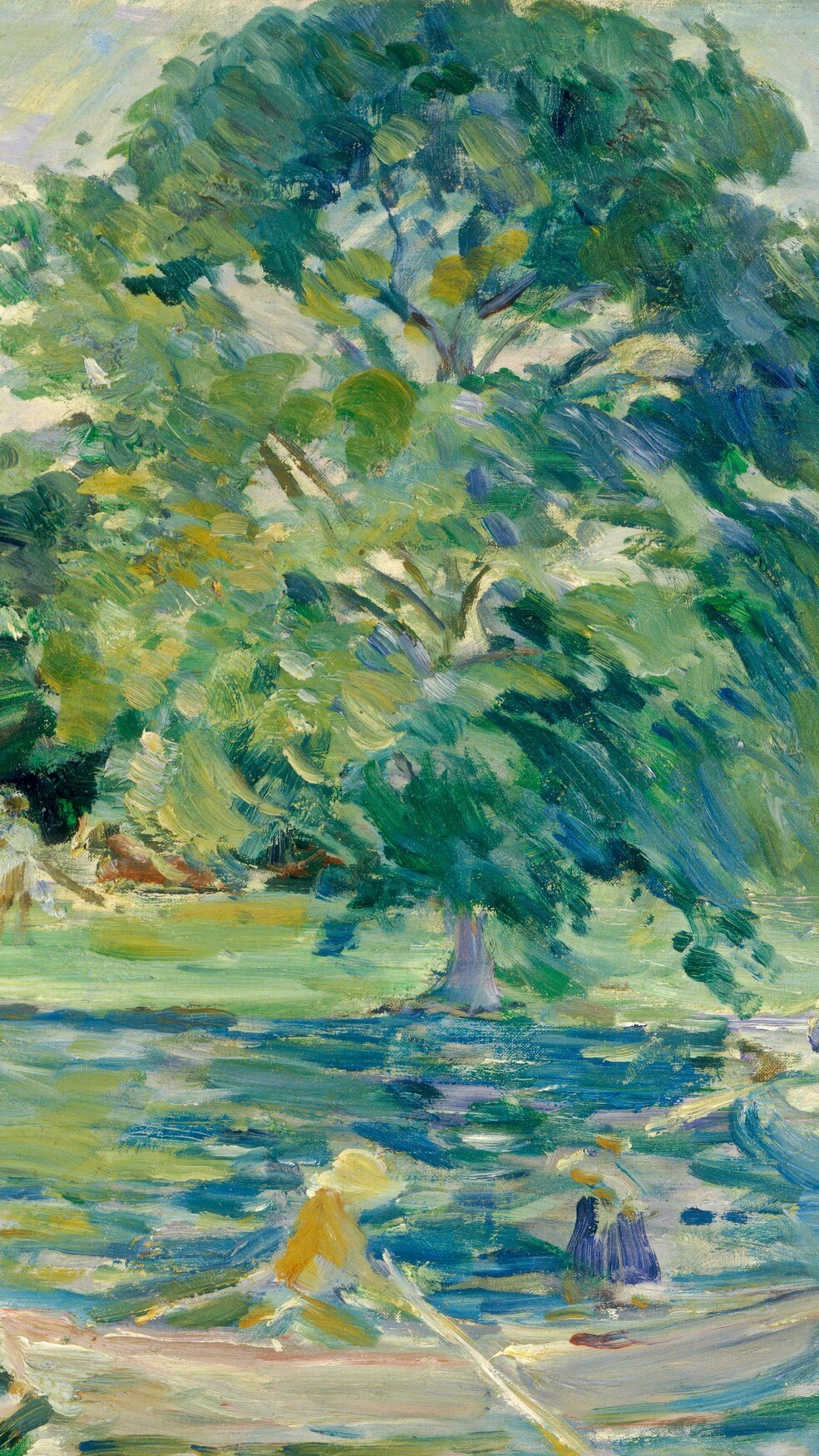She often painted women and children in natural settings.
