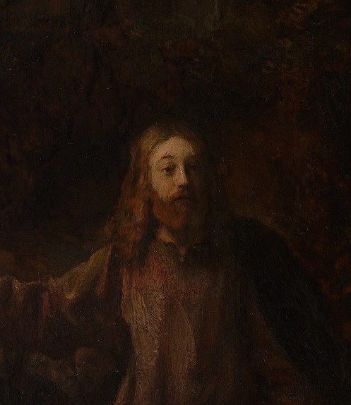 Christ offers her living water.