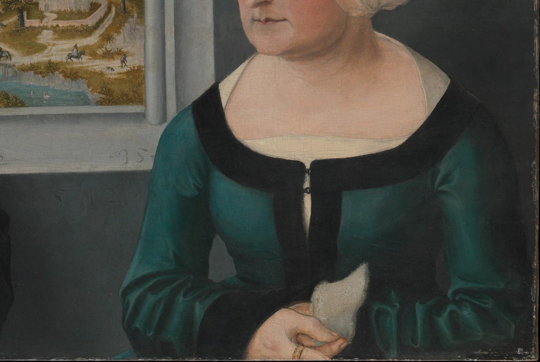 The green dye in her dress was expensive, a tax on display.