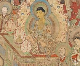 Here is the Bodhisattva, offering salvation to those in need.