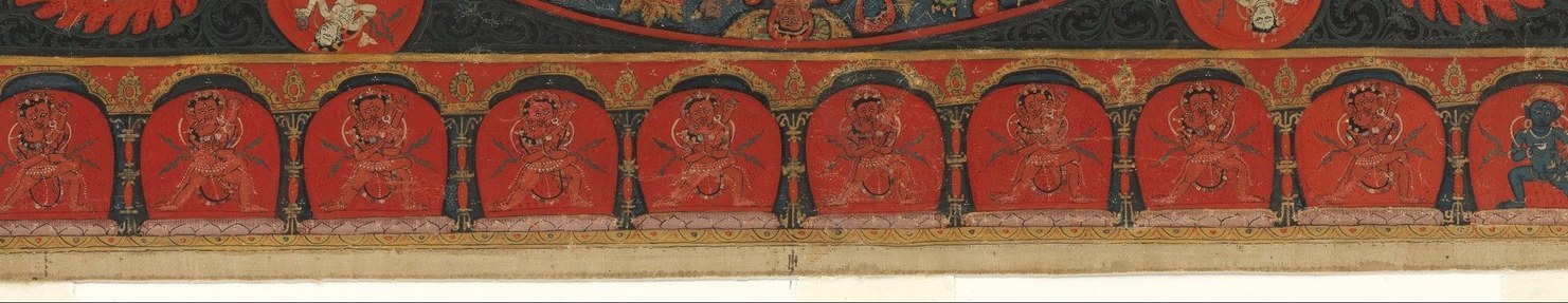 Mirrors the top row, reinforcing the sense of order and containment within the mandala.
