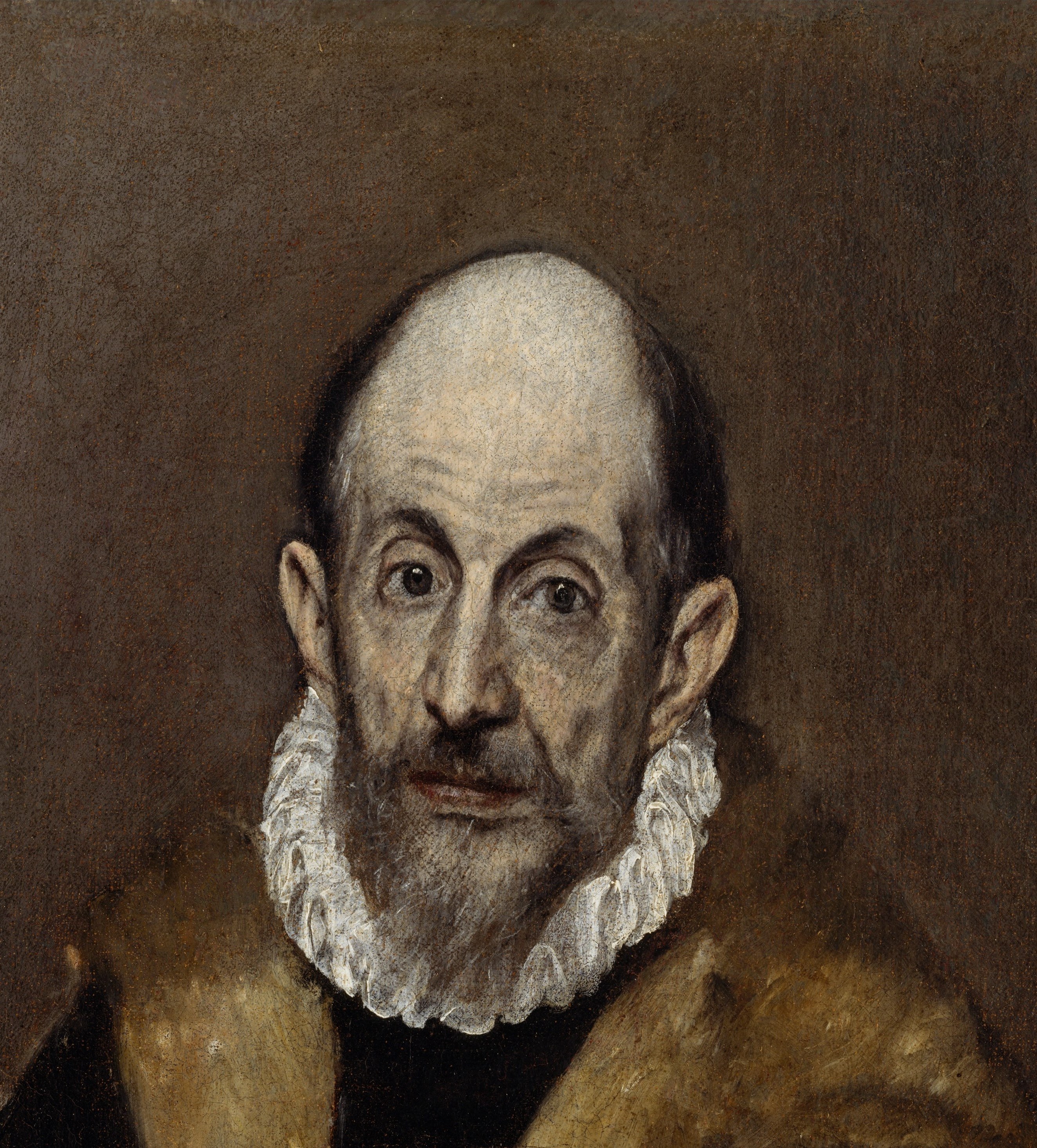 He appears in El Greco's paintings again and again.