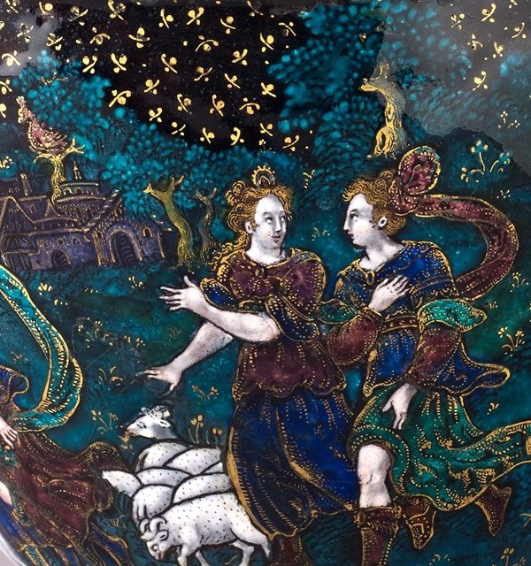 She is Ceres, goddess of the harvest.