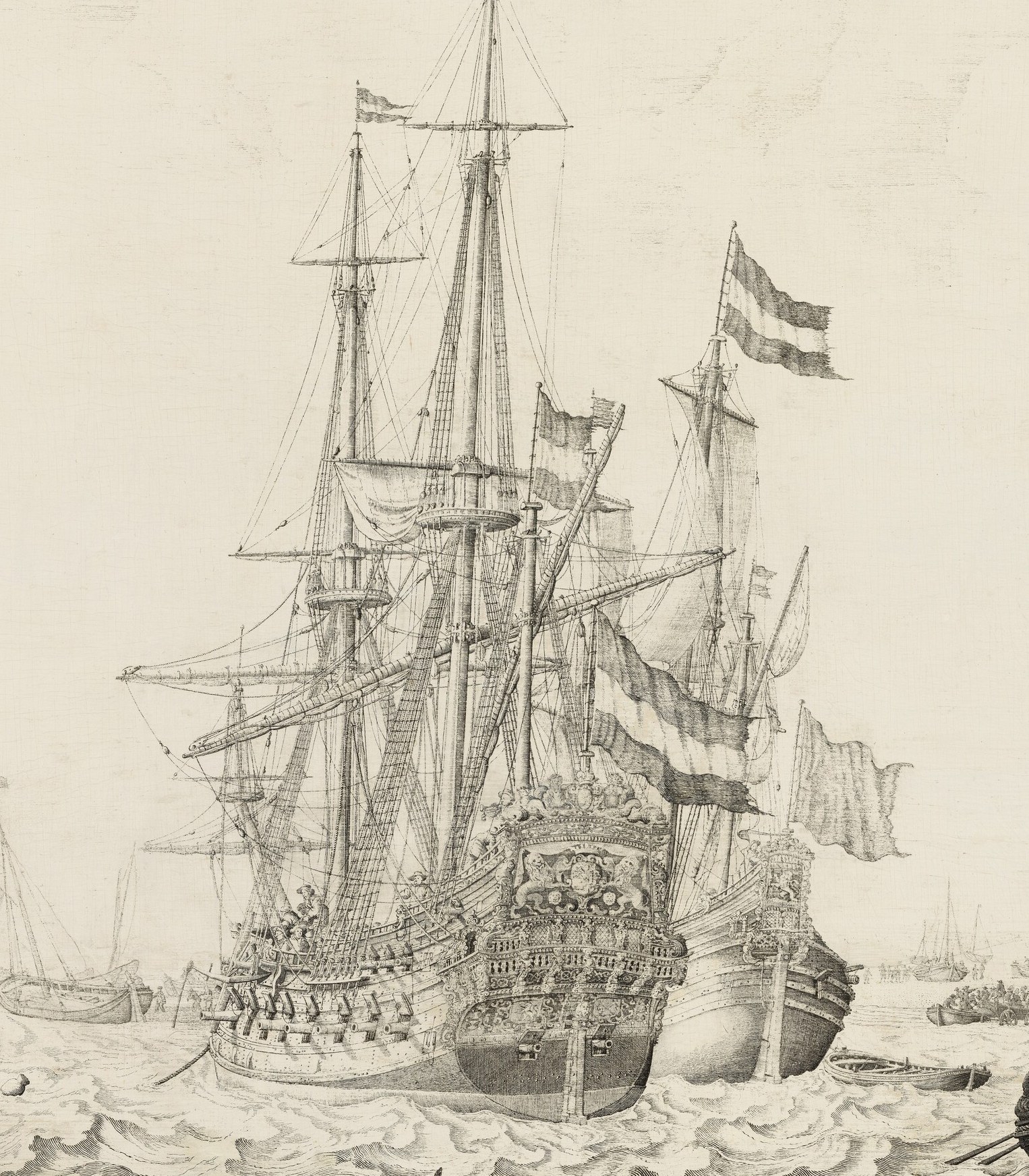 This painter was a master of the form, documenting naval life.