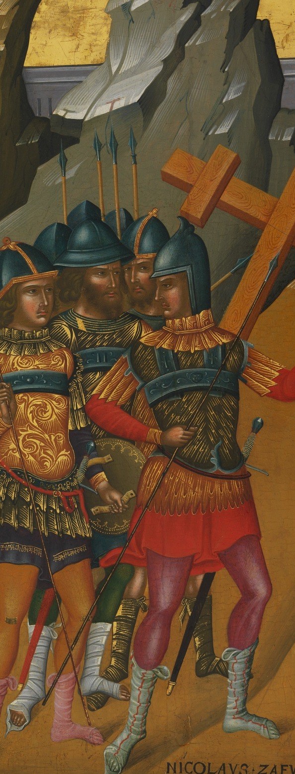 The painter stood where two worlds met.