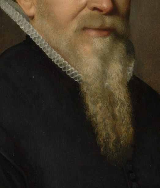 The texture and volume of the beard add to the sense of age and wisdom.