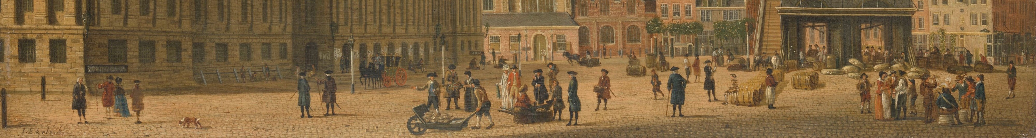 Ekels could not live from painting alone; he also restored other works.