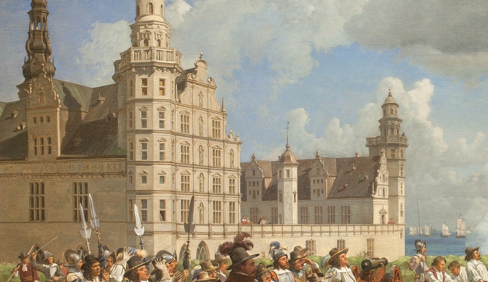 In 1872, he depicted a pivotal 1658 naval battle, from the Danish perspective.