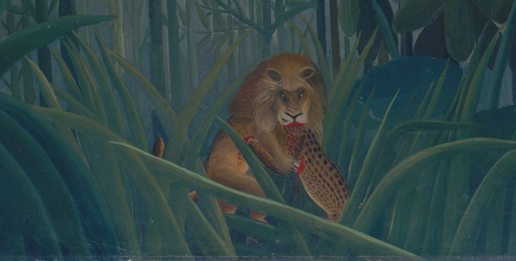 But look at the prey. It is flattened into the leaves.