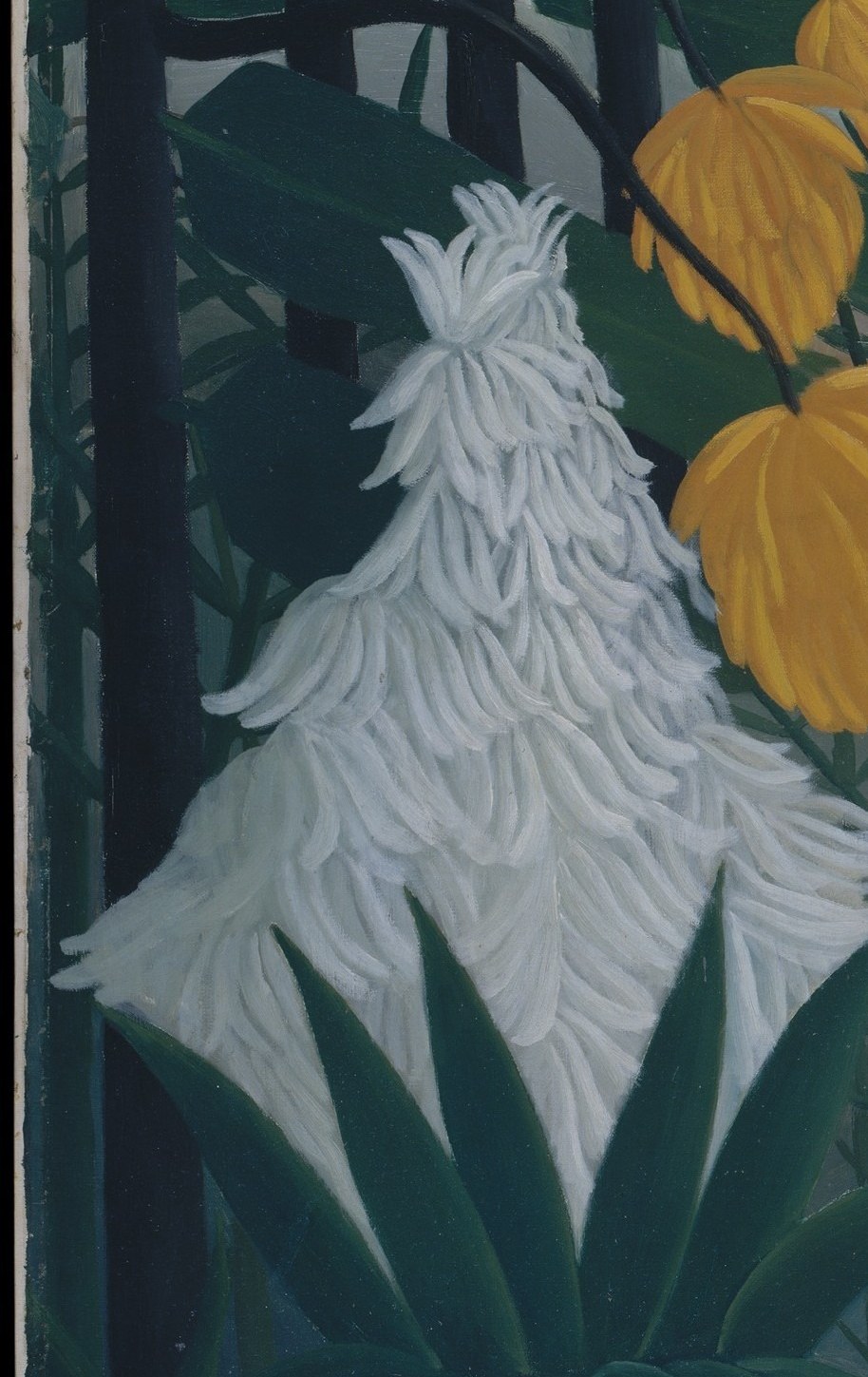 Violence becomes a pattern. A floral arrangement.