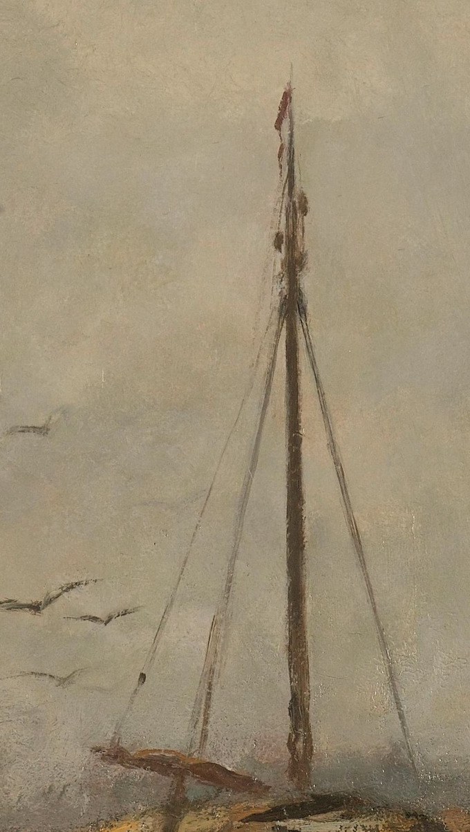 Jacob Maris used loose, fluid strokes to achieve this mood.