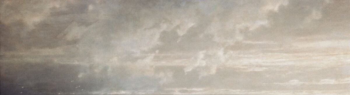 He painted rapidly, before the light could change or rain arrived.
